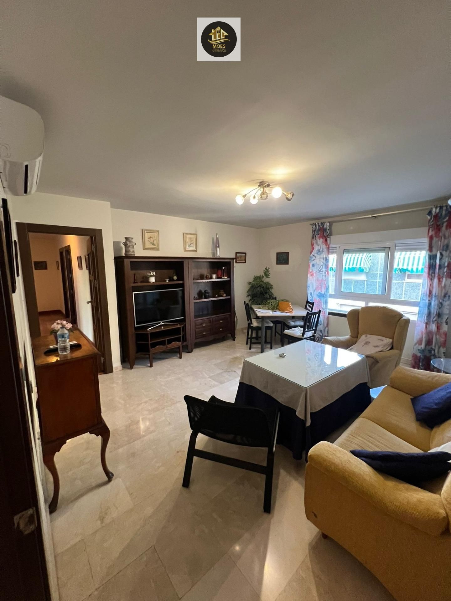 Living room of Flat for sale in  Jaén Capital  with Air Conditioner, Private garden and Terrace