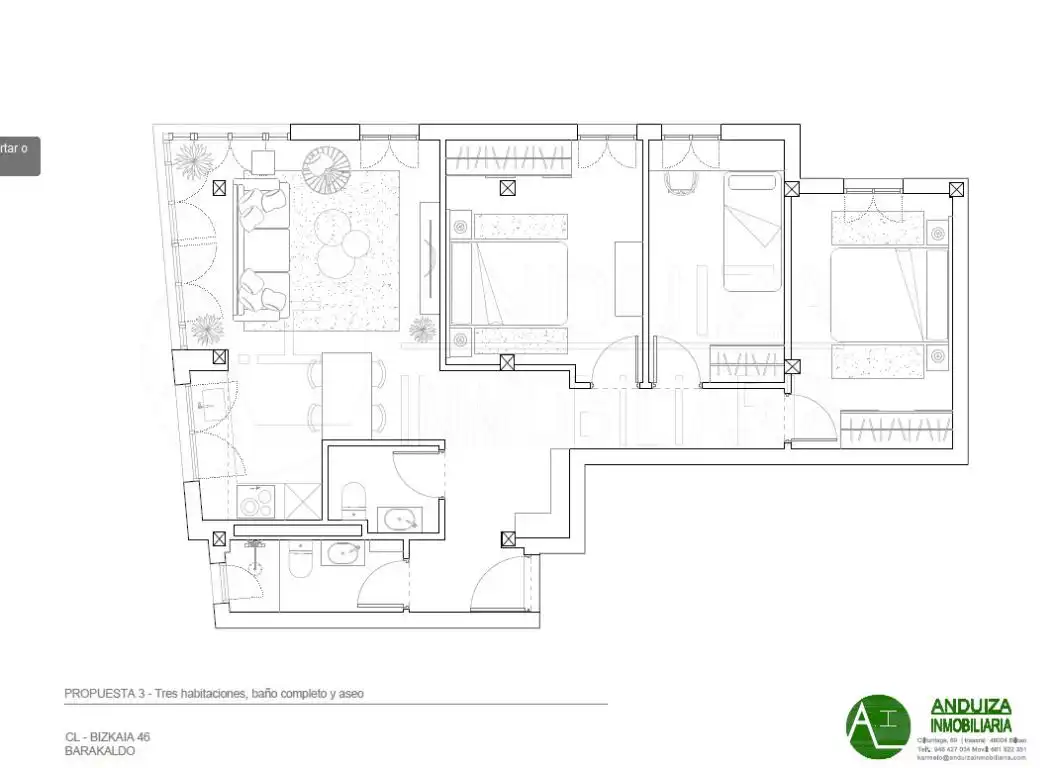 Appartement avec ascenseur à vendre à Bizkaia Kalea 46, imagen 21