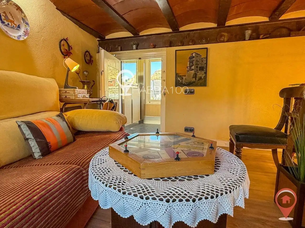 Sala de estar de Casa o chalet en venta en Cañaveras con Aire acondicionado, Calefacción y Terraza