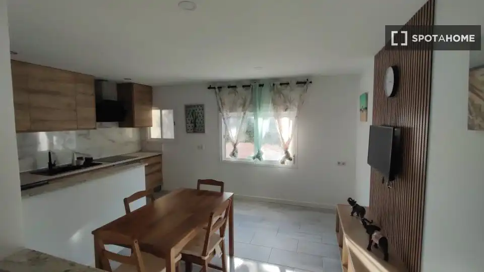 Cocina de Apartamento para compartir en Llucmajor con Aire acondicionado, Terraza y Amueblado