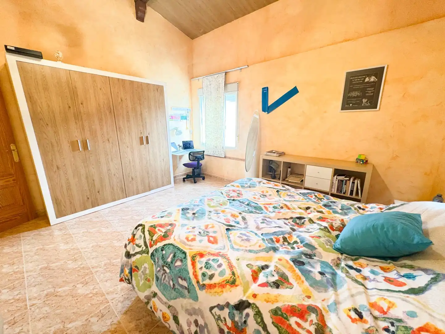 Schlafzimmer von Einfamilien-Reihenhaus zum Verkauf in San Isidro mit Klimaanlage, Privatgarten und Terrasse
