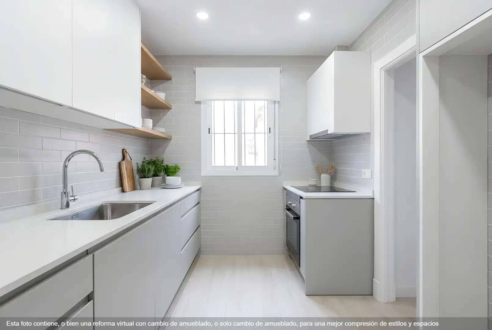 Cocina de Casa adosada en venta en Santa Fe con Aire acondicionado, Terraza y Trastero