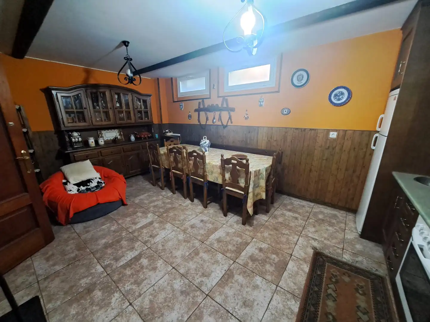 Esszimmer von Einfamilien-Reihenhaus zum Verkauf in Zarratón mit Heizung, Terrasse und Möbliert