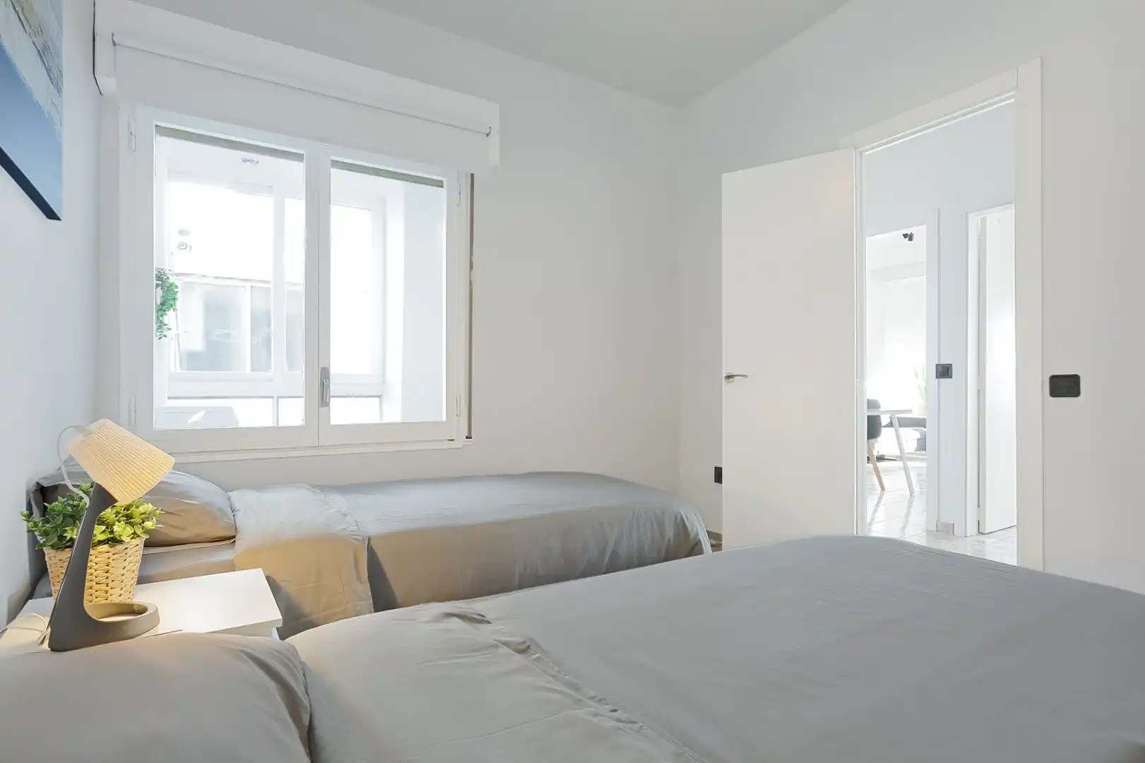 Habitación de Piso de alquiler en Sabadell con Aire acondicionado, Calefacción y Amueblado
