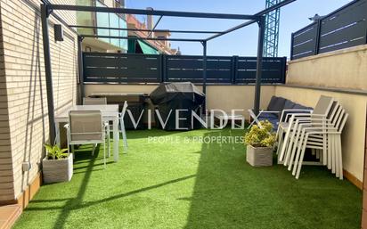 Terrace of Flat for sale in Cornellà de Llobregat  with Air Conditioner, Heating and Parquet flooring