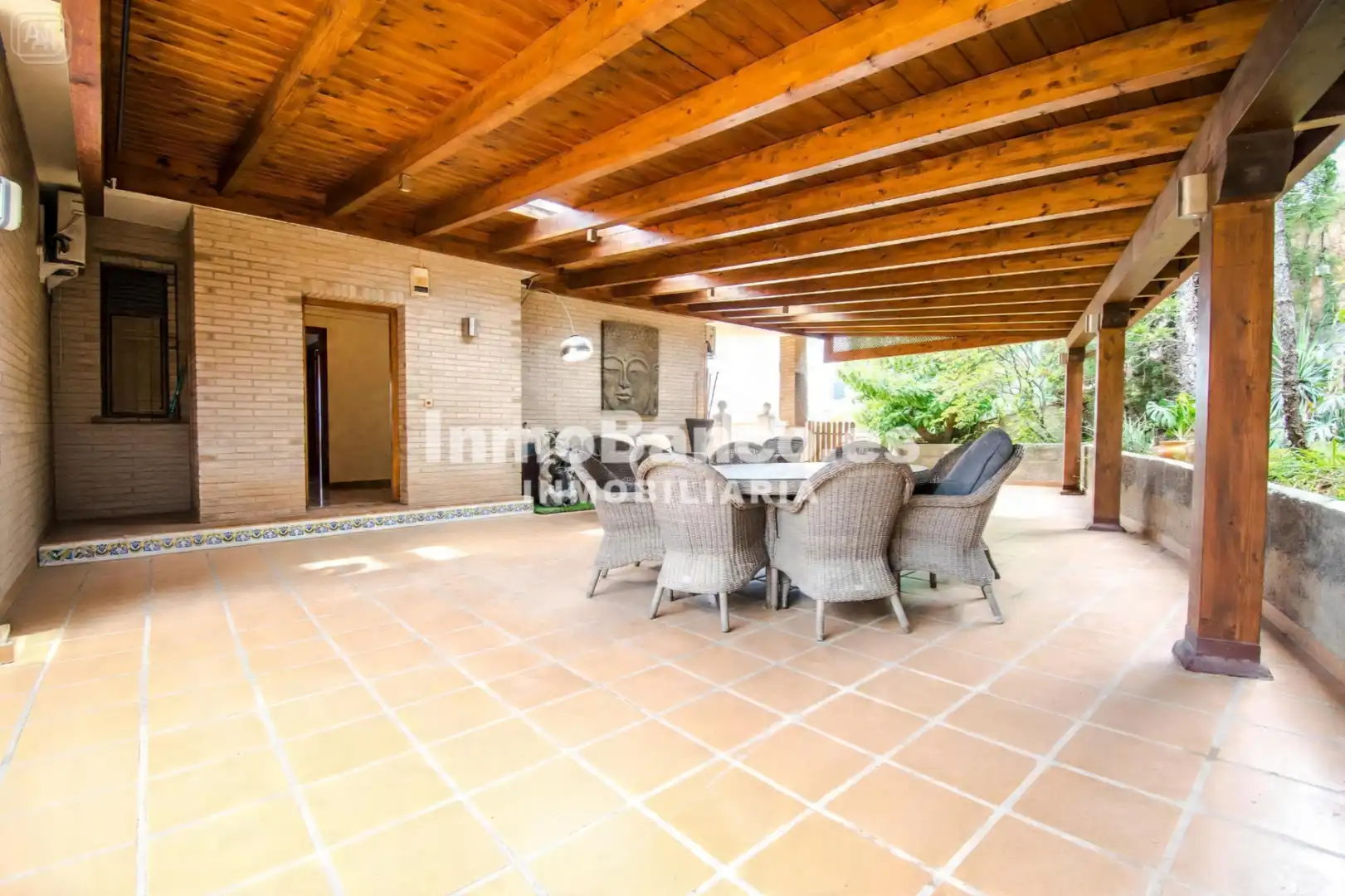Terraza de Casa o chalet en venta en Chiva con Aire acondicionado, Calefacción y Jardín privado