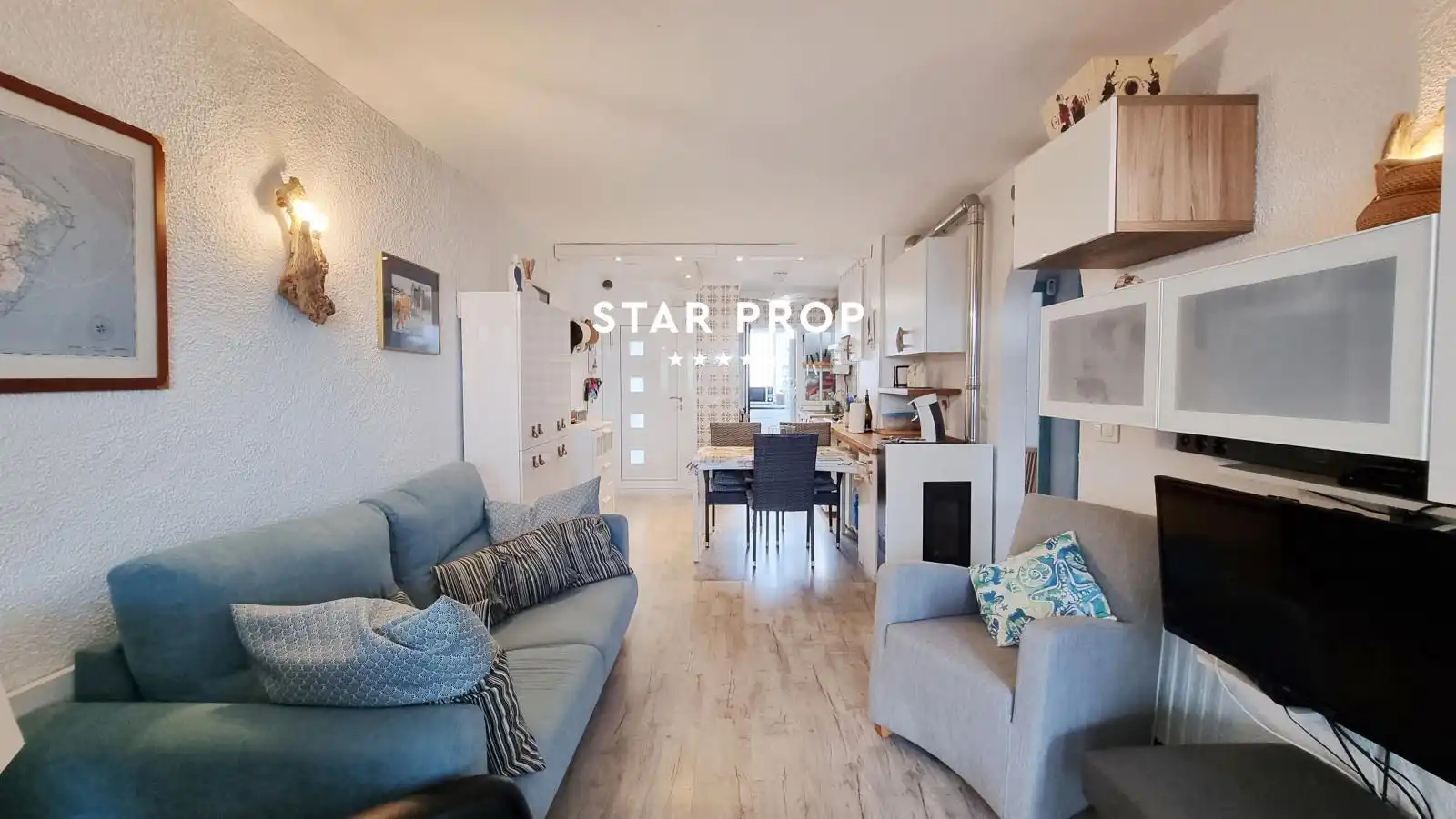 Living room of Flat for sale in Llançà  with Heating, Terrace and Storage room
