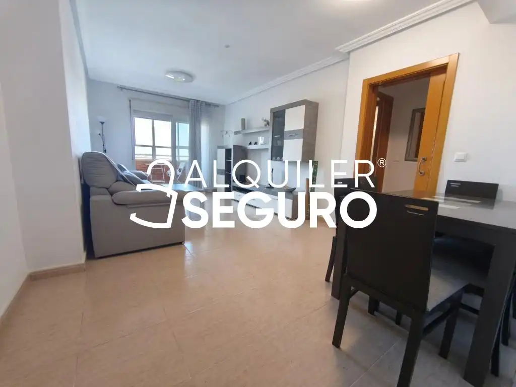 Sala de estar de Piso de alquiler en San Vicente del Raspeig / Sant Vicent del Raspeig con Aire acondicionado, Terraza y Piscina