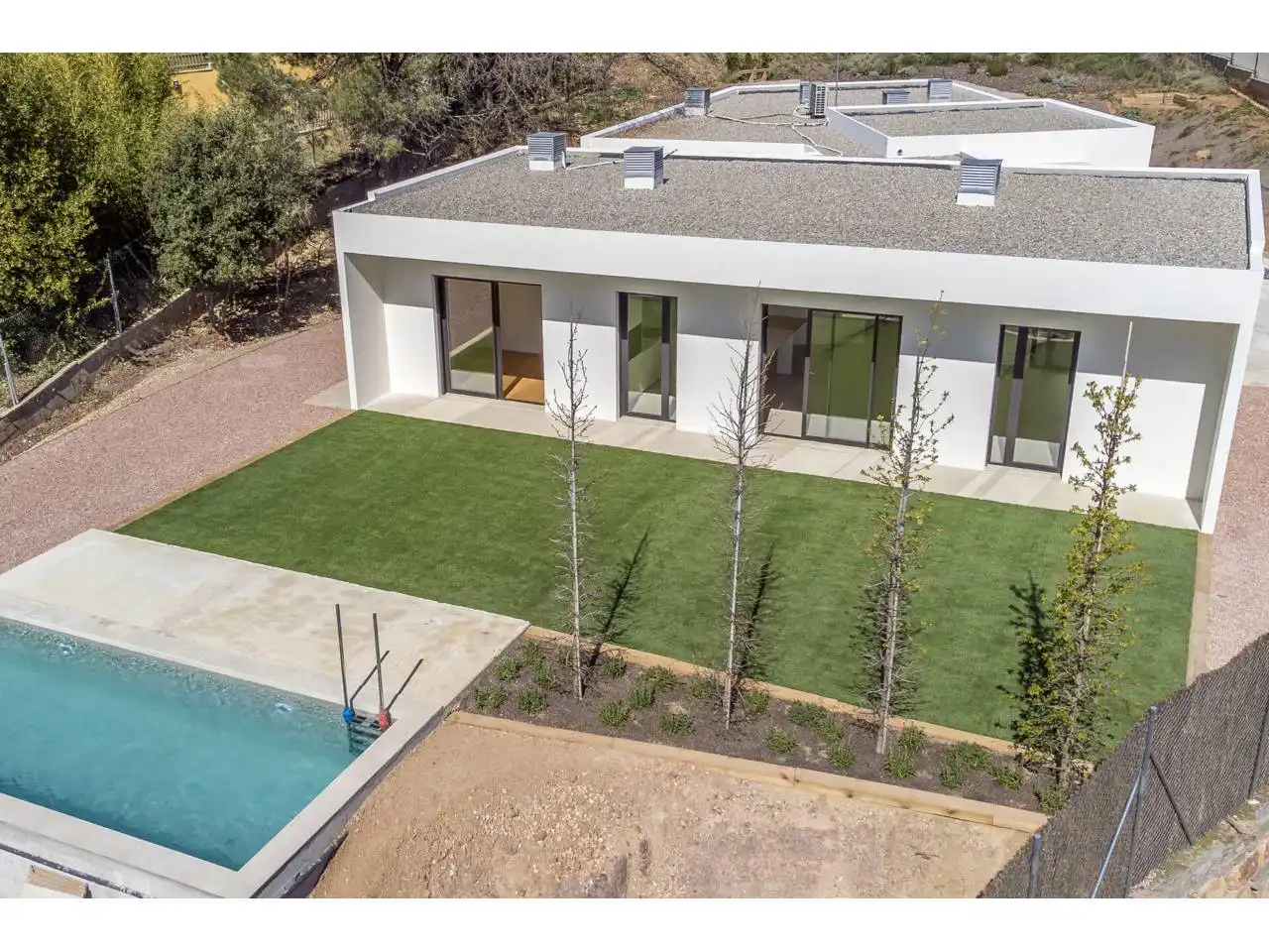 Vista exterior de Casa o chalet en venta en Matadepera con Aire acondicionado, Calefacción y Jardín privado