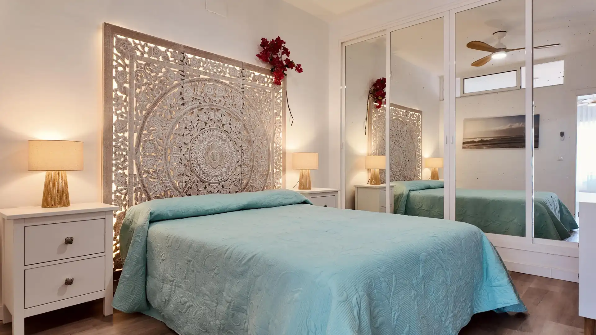 Dormitori de Apartament en venda en Benalmádena amb Aire condicionat, Calefacció i Jardí privat