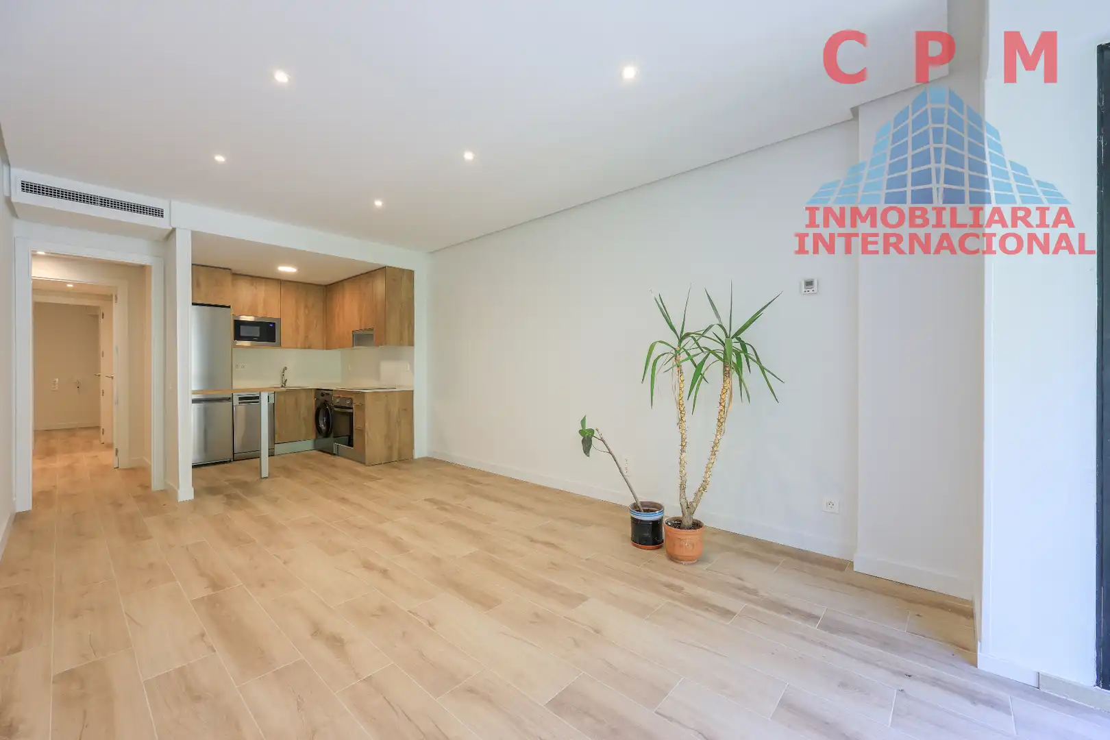 Living room of Flat for rent in Madrid  with Air Conditioner, Heating and Parquet flooring
