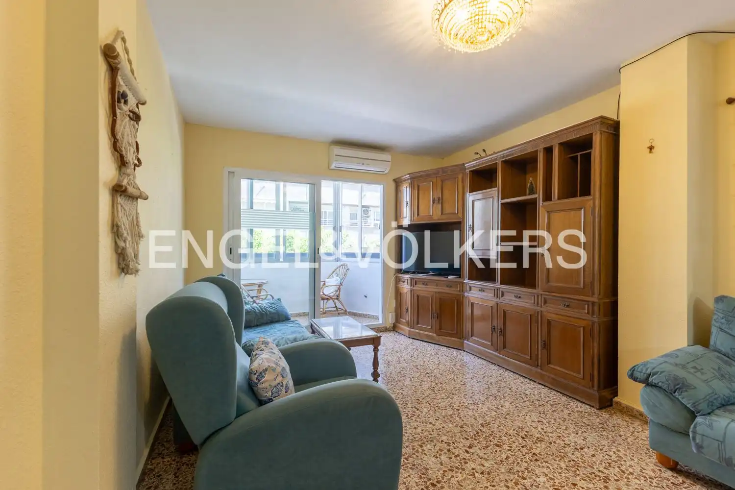 Sala de estar de Piso de alquiler en Valencia con Aire acondicionado, Calefacción y Terraza