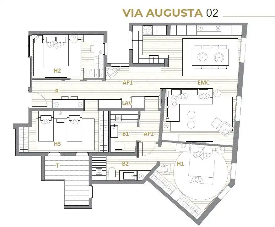 Wohnung mit Aufzug zum Verkauf in Via Augusta, imagen 7