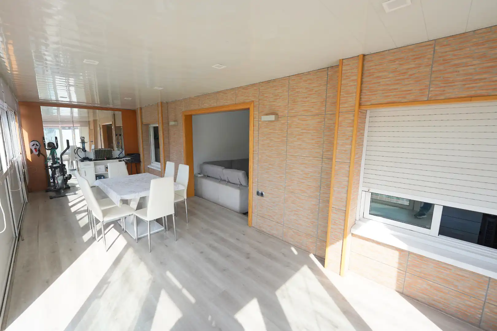 Schlafzimmer von Dachboden zum Verkauf in  Barcelona Capital mit Klimaanlage, Parkett und Terrasse