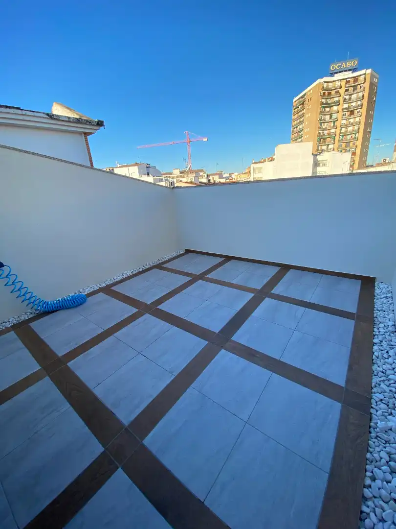 Terraza de Ático de alquiler en Mérida con Aire acondicionado, Calefacción y Terraza