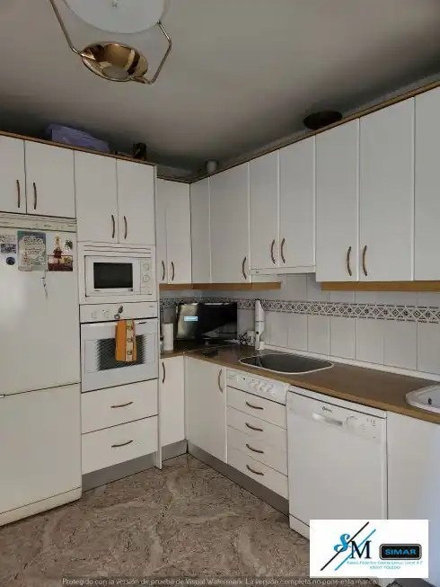 Cocina de Casa adosada en venta en Numancia de la Sagra con Aire acondicionado, Calefacción y Jardín privado