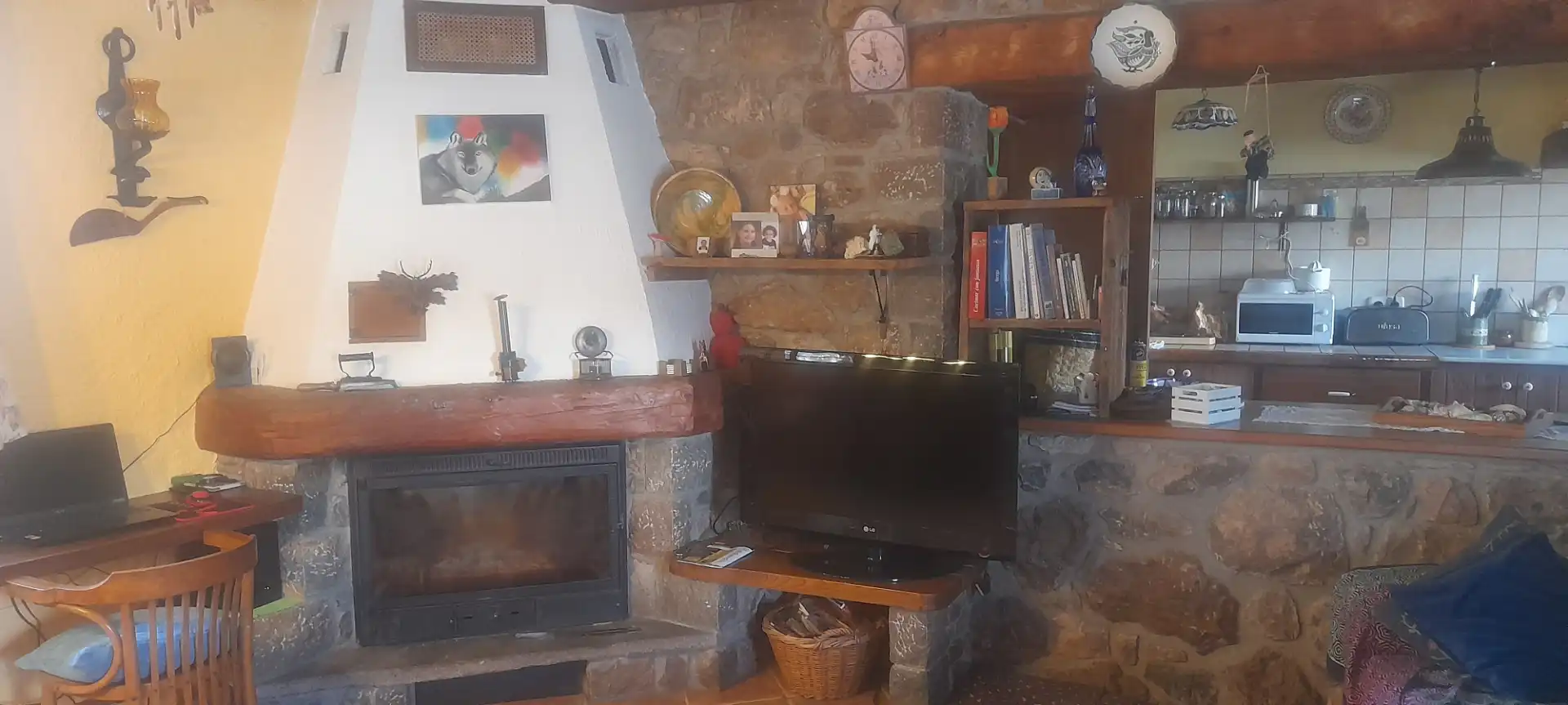 Sala de estar de Finca rústica en venta en Gósol con Calefacción, Jardín privado y Trastero