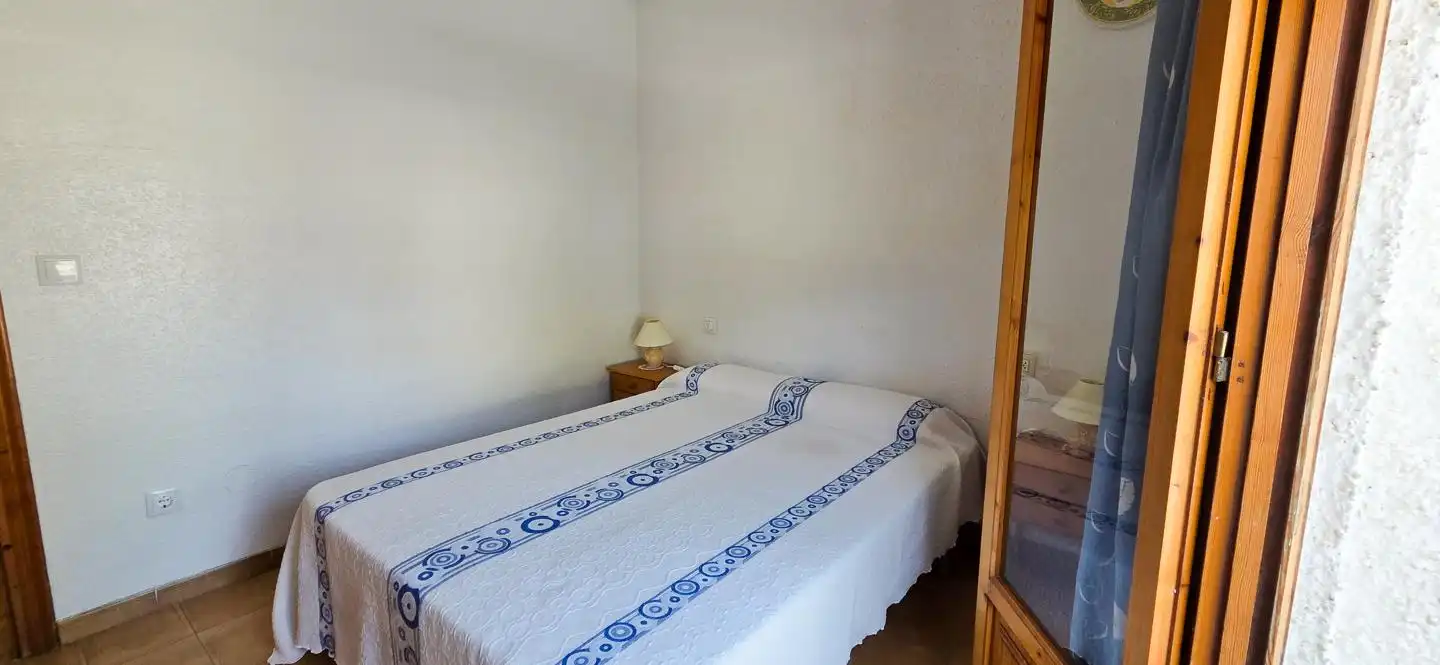 Schlafzimmer von Einfamilien-Reihenhaus zur Miete in Santa Pola mit Klimaanlage, Terrasse und Möbliert