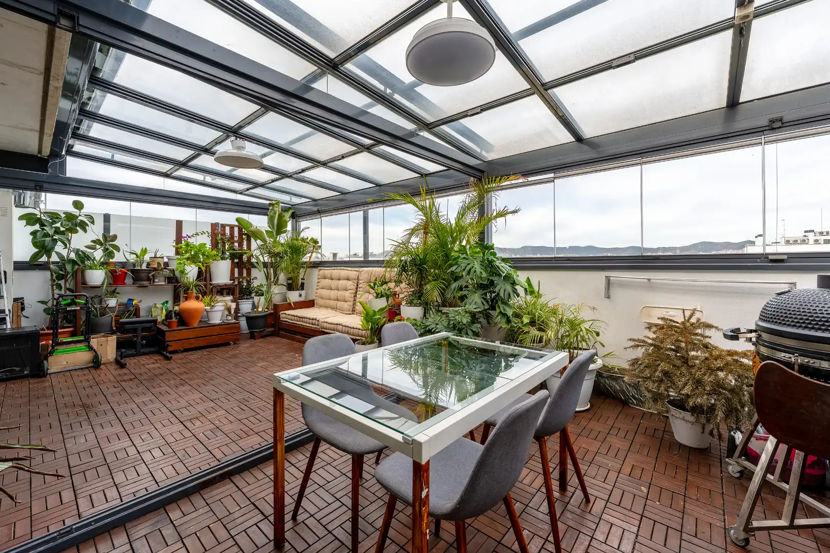 Terraza de Ático en venta en Sant Adrià de Besòs con Aire acondicionado, Calefacción y Parquet