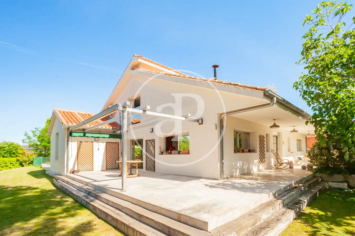 Terraza de Casa o chalet de alquiler en Madrid con Aire acondicionado, Calefacción y Jardín privado