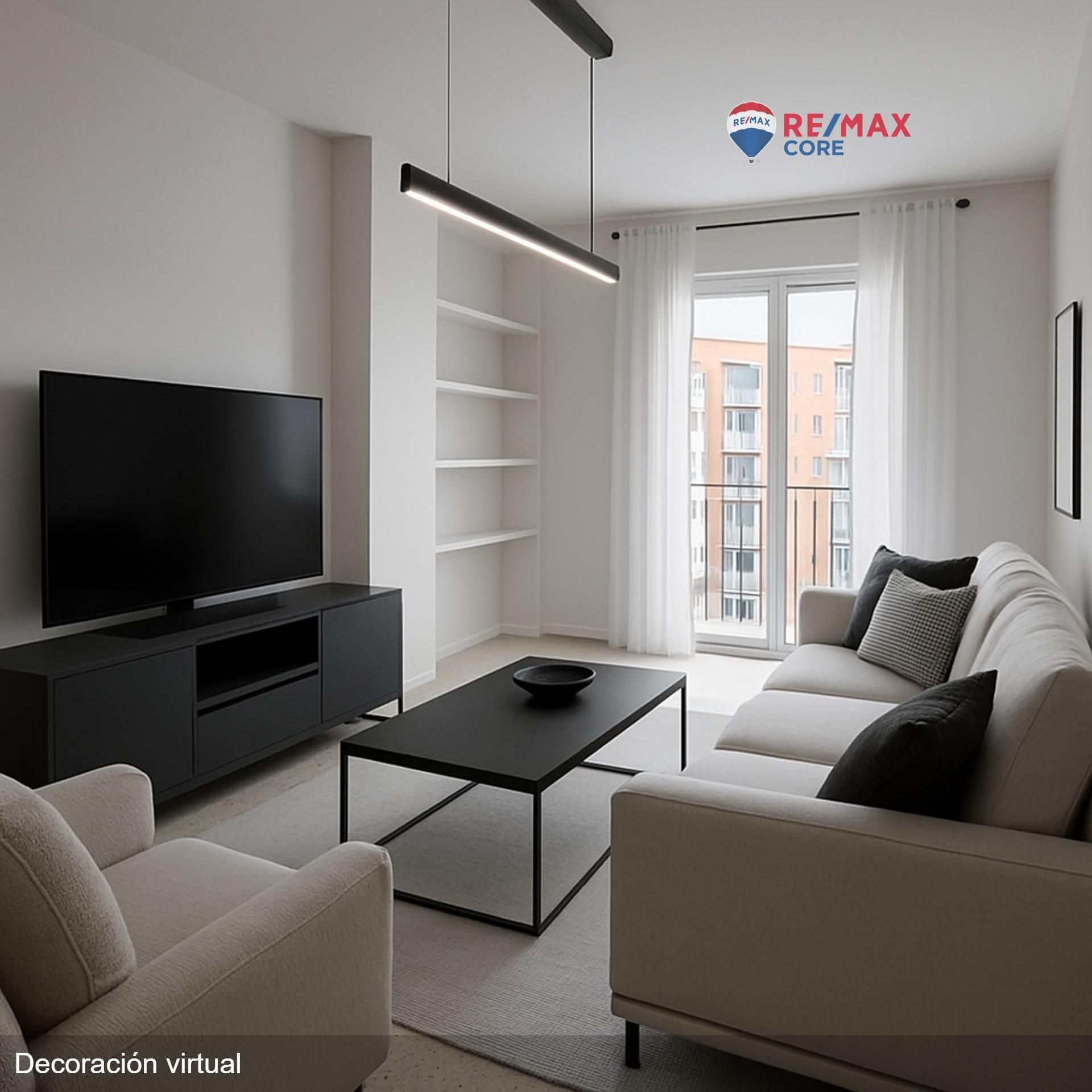Living room of Flat for sale in Badajoz Capital  with Air Conditioner, Heating and Storage room