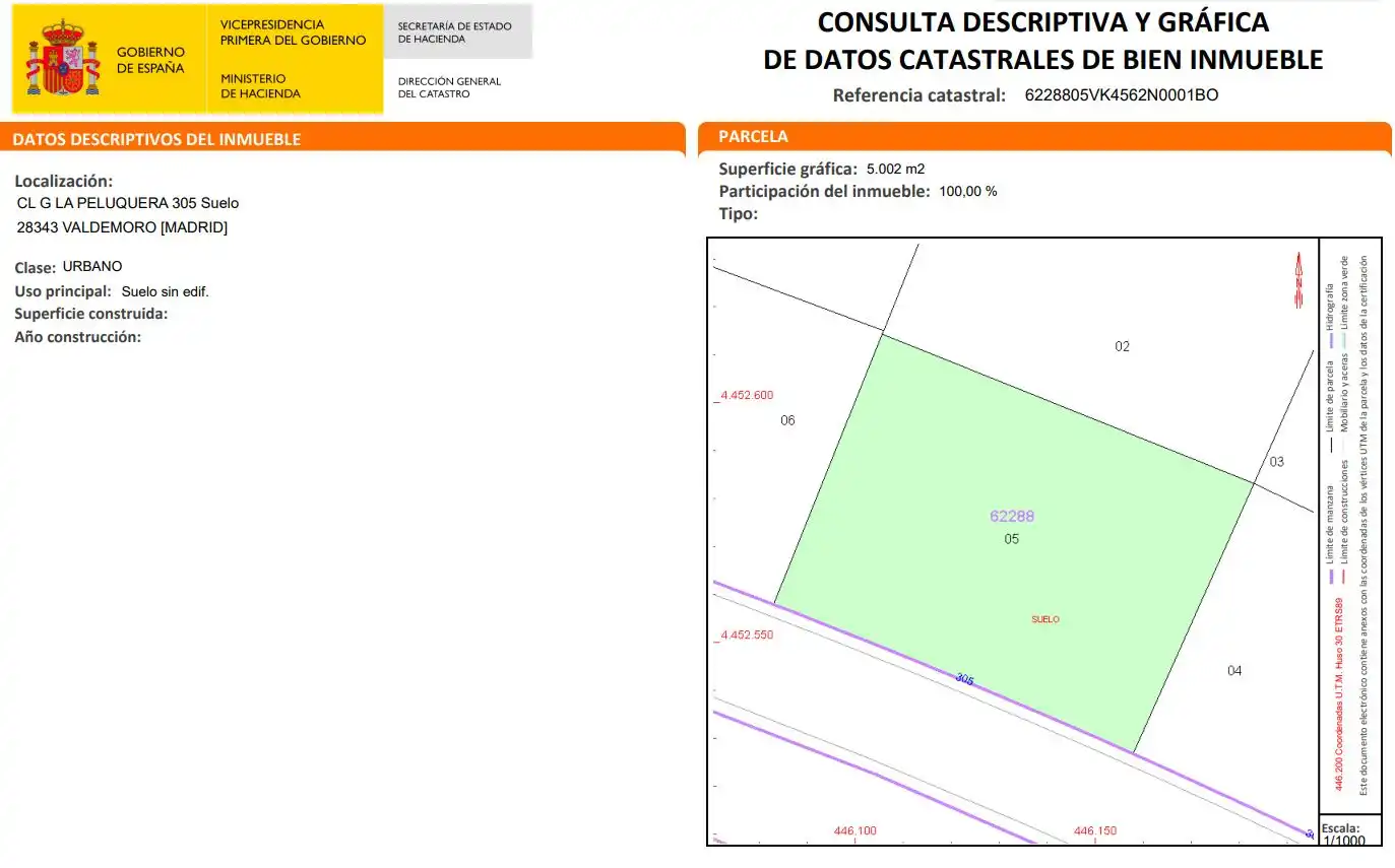 Terreno residencial en venta en Calle G la Peluquera 305, imagen 2