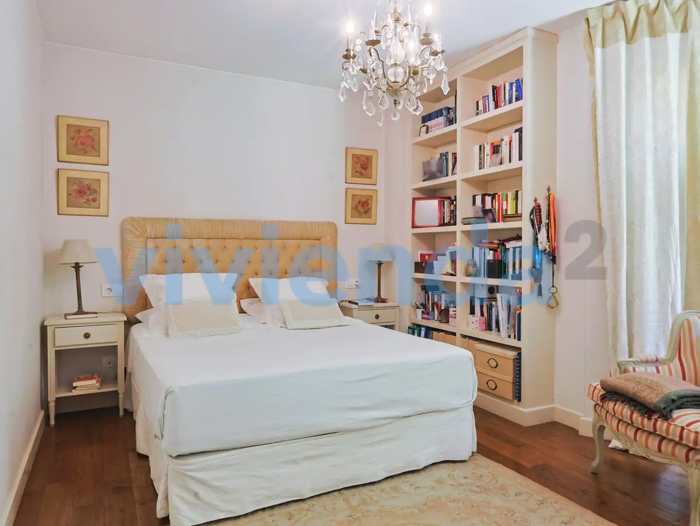 Bedroom of Flat for sale in Madrid  with Air Conditioner, Heating and Terrace