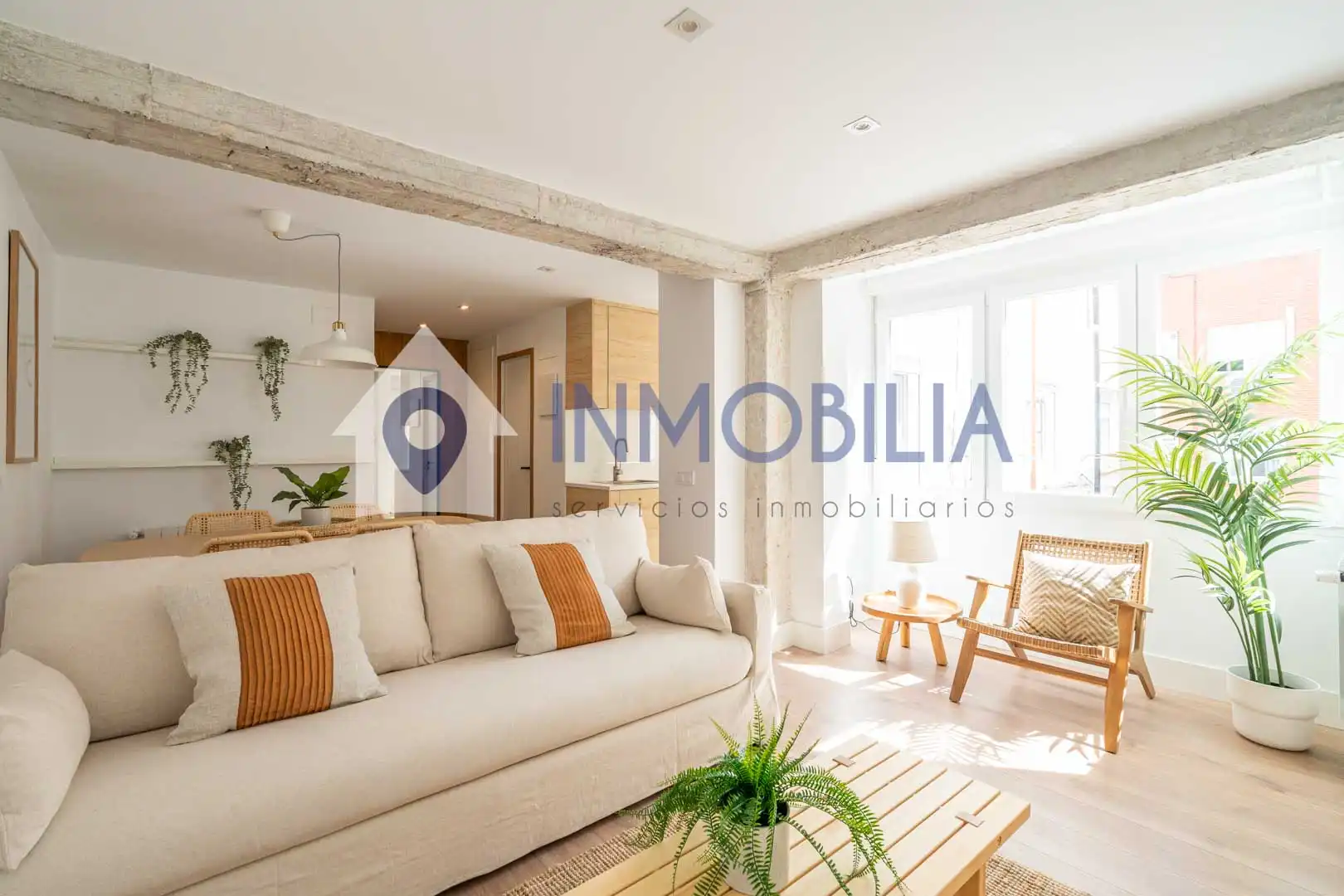 Wohnzimmer von Wohnung zum Verkauf in  Madrid Capital mit Klimaanlage und Heizung