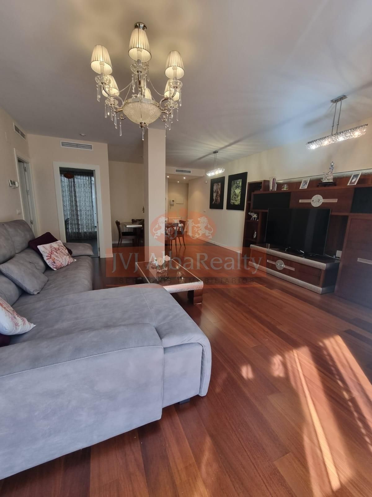 Living room of Flat for sale in  Albacete Capital  with Heating and Terrace