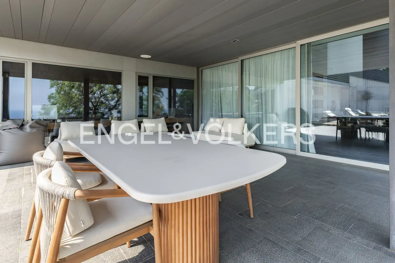 Terraza de Casa o chalet de alquiler en Alella con Aire acondicionado, Calefacción y Jardín privado