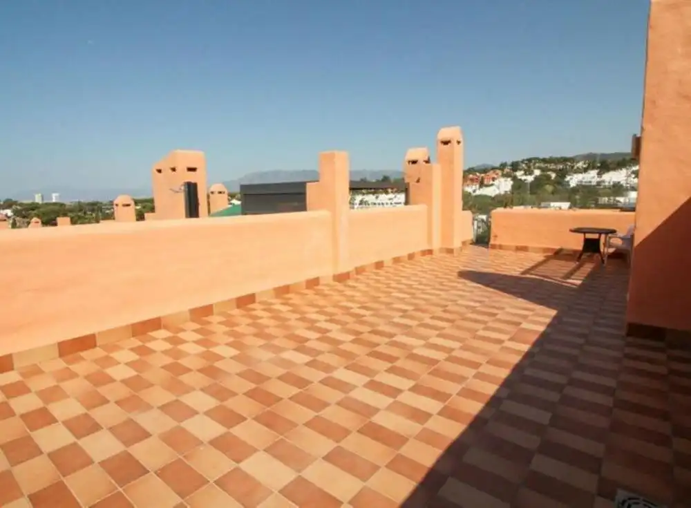 Terrace of Detached homes for sale in Marbella  with Air Conditioner, Terrace and Swimming Pool