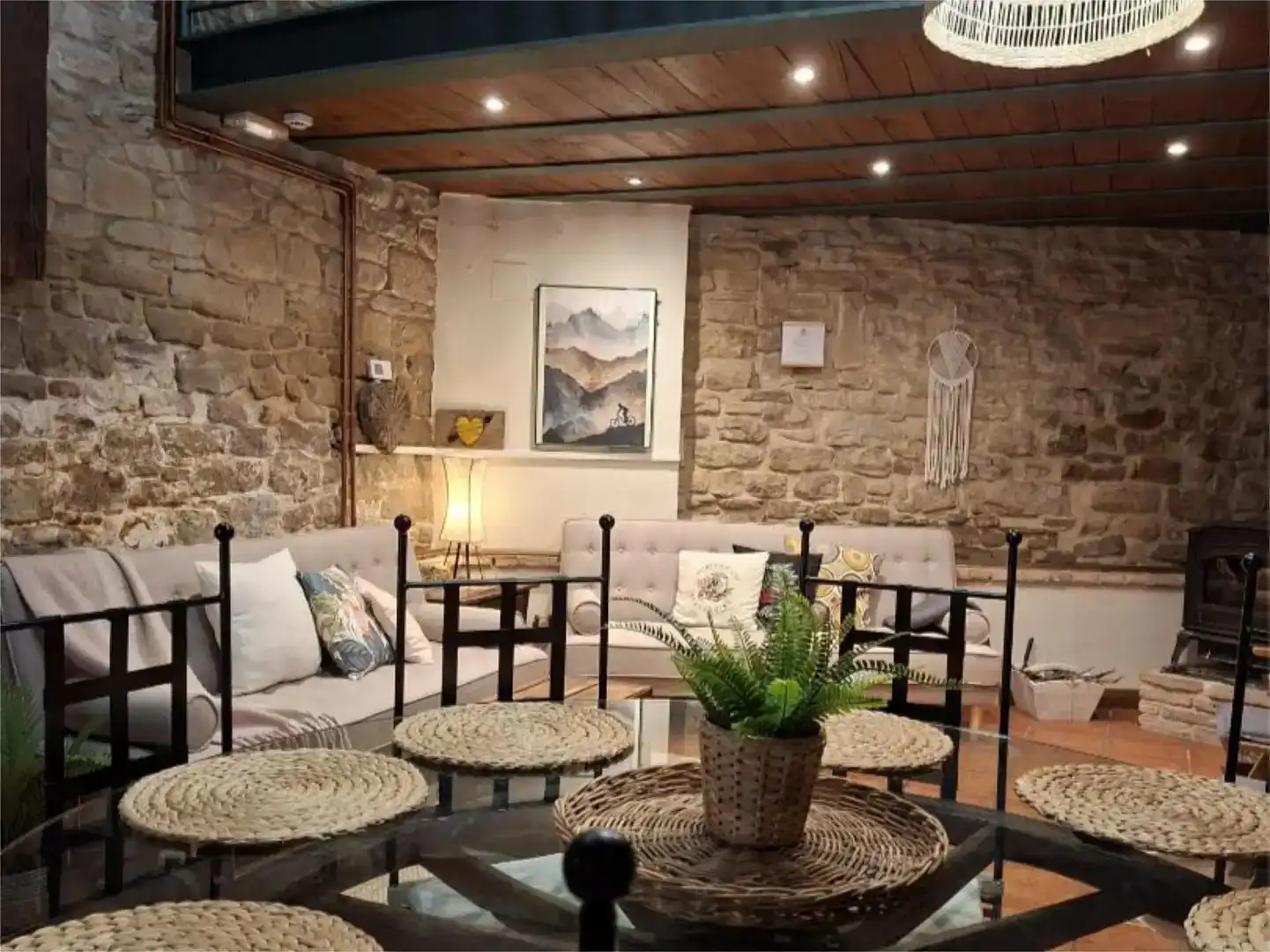 Sala d'estar de Pis en venda en Leoz / Leotz amb Balcó