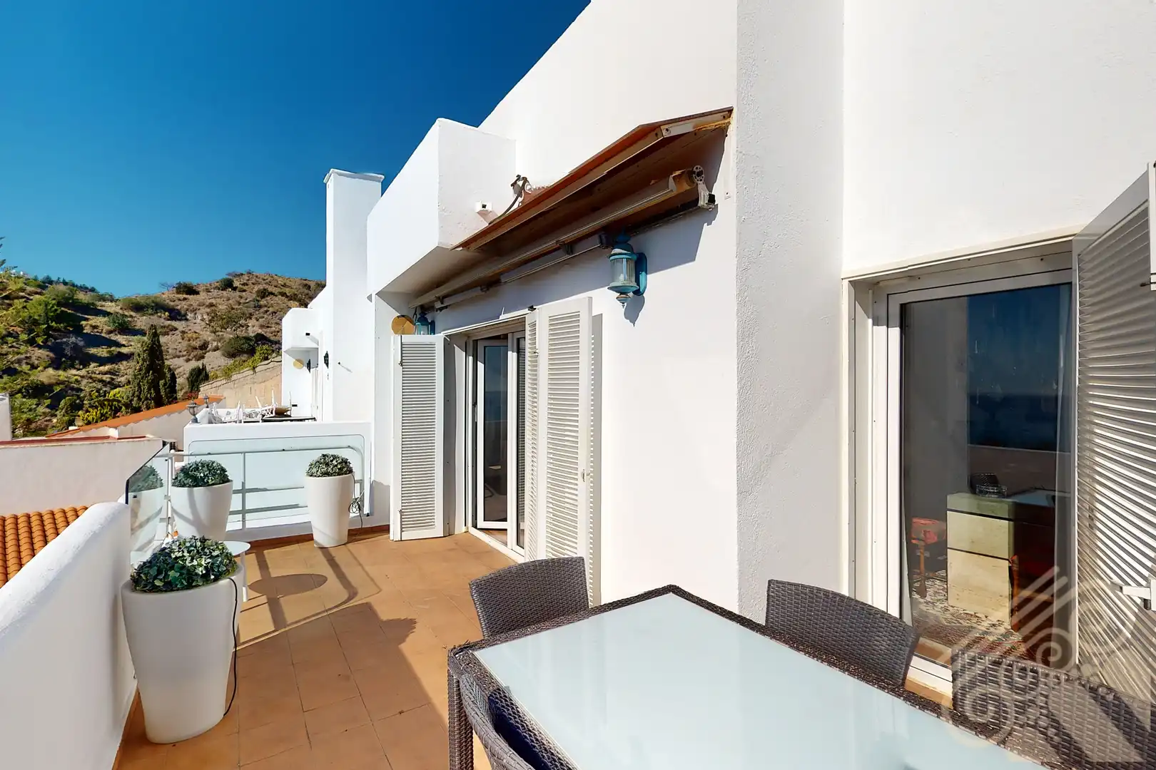 Terrace of Detached homes for sale in Mojácar  with Air Conditioner, Terrace and Swimming Pool