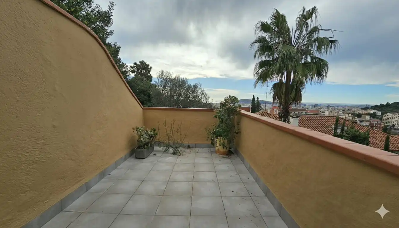 Terraza de Casa o chalet en venta en Barcelona con Aire acondicionado, Calefacción y Jardín privado