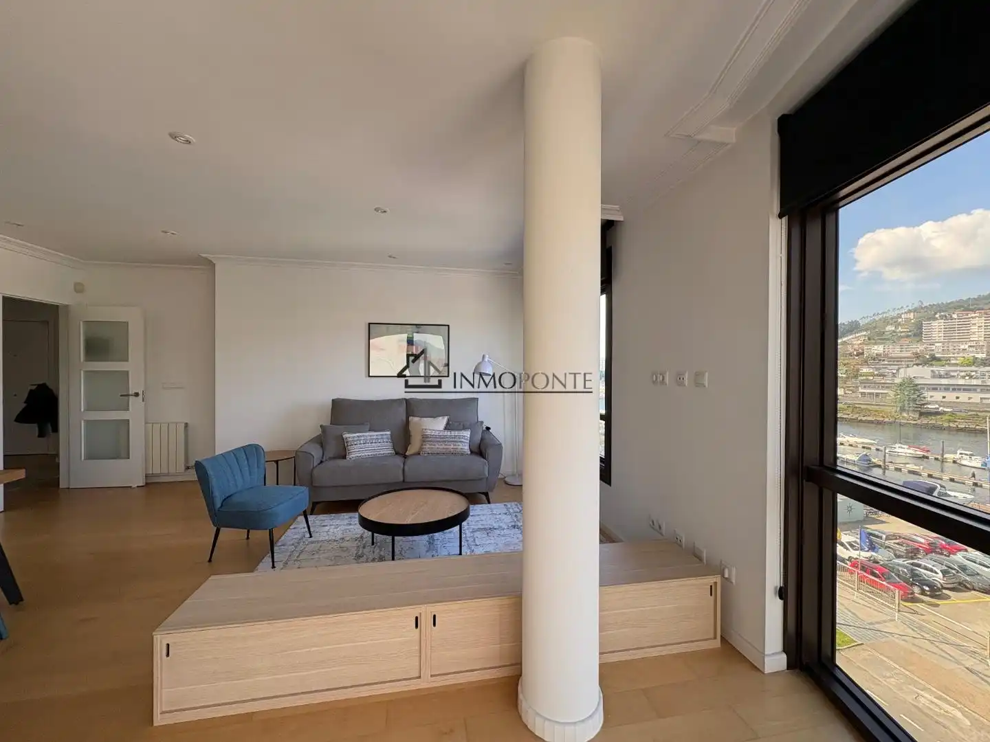 Sala de estar de Piso de alquiler en Pontevedra Capital  con Calefacción y Trastero