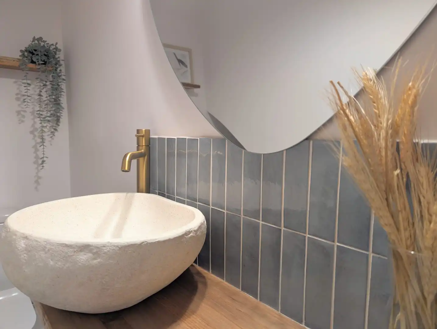 Baño de Casa adosada en venta en Mataró con Aire acondicionado, Calefacción y Parquet