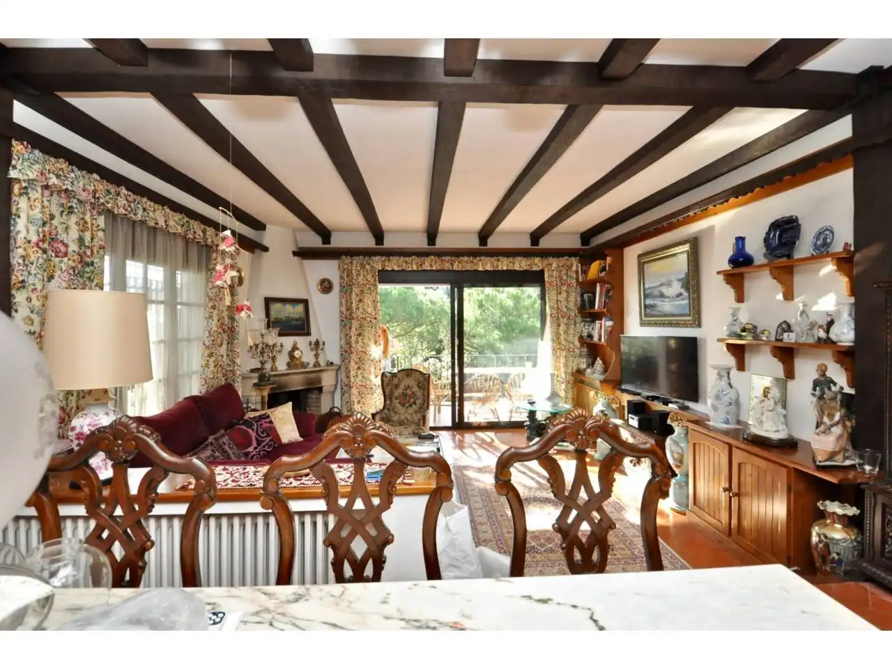 Sala de estar de Casa o chalet en venta en Lloret de Mar con Calefacción, Jardín privado y Terraza