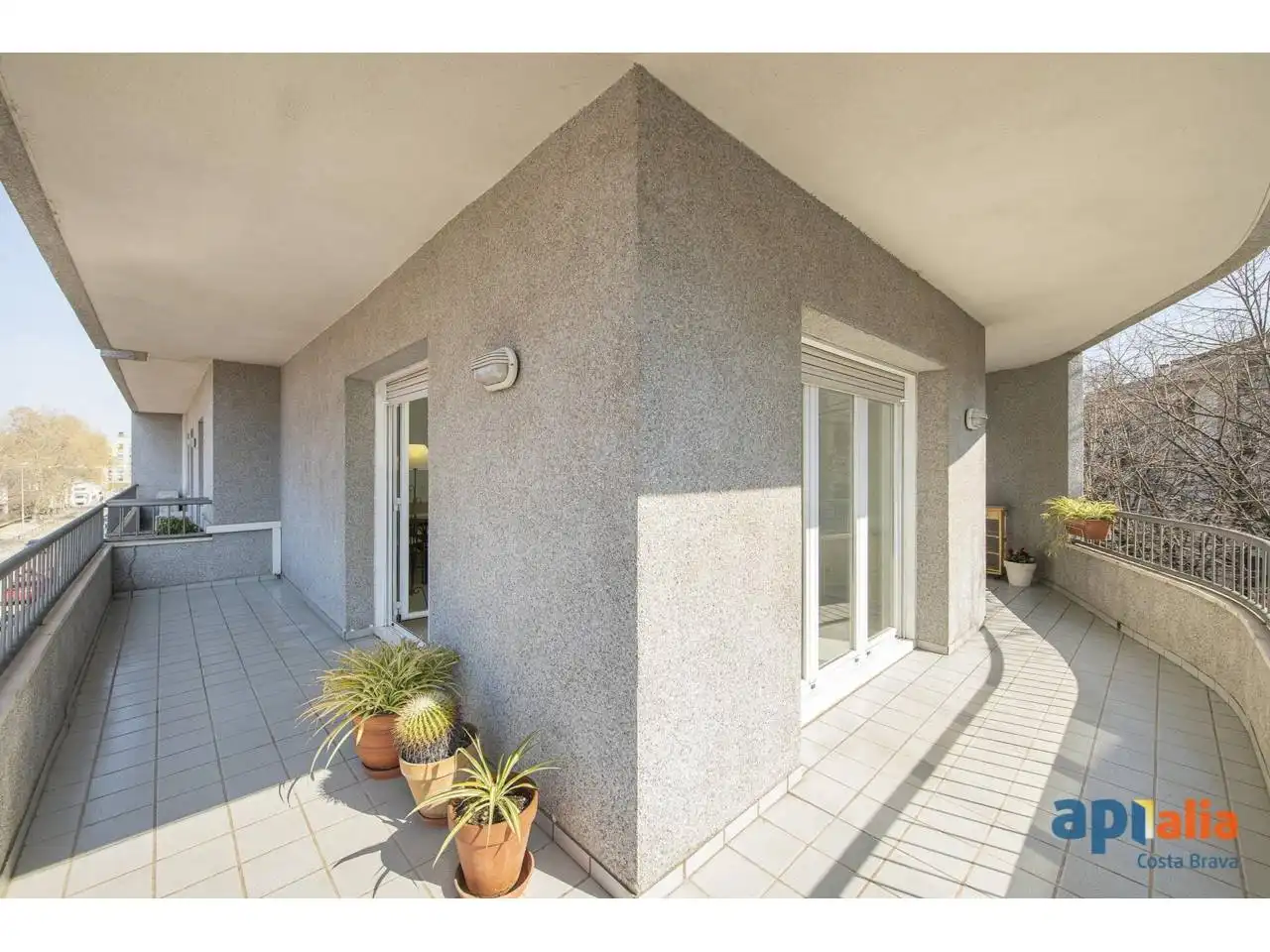 Balcony of Apartments for sale in Girona  with Air Conditioner, Heating and Terrace