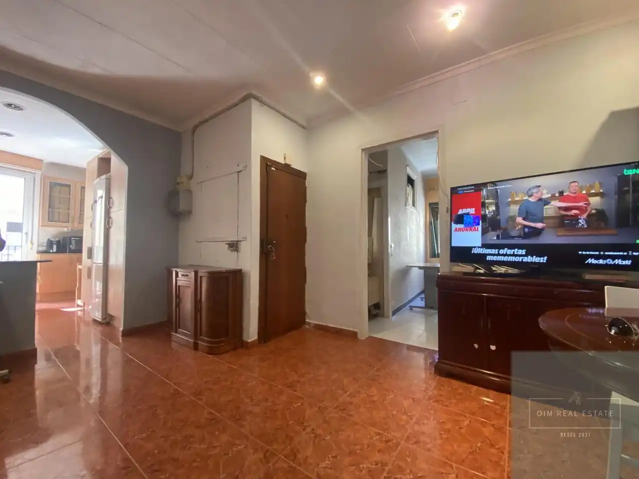 Sala de estar de Piso en venta en Barcelona con Aire acondicionado y Terraza