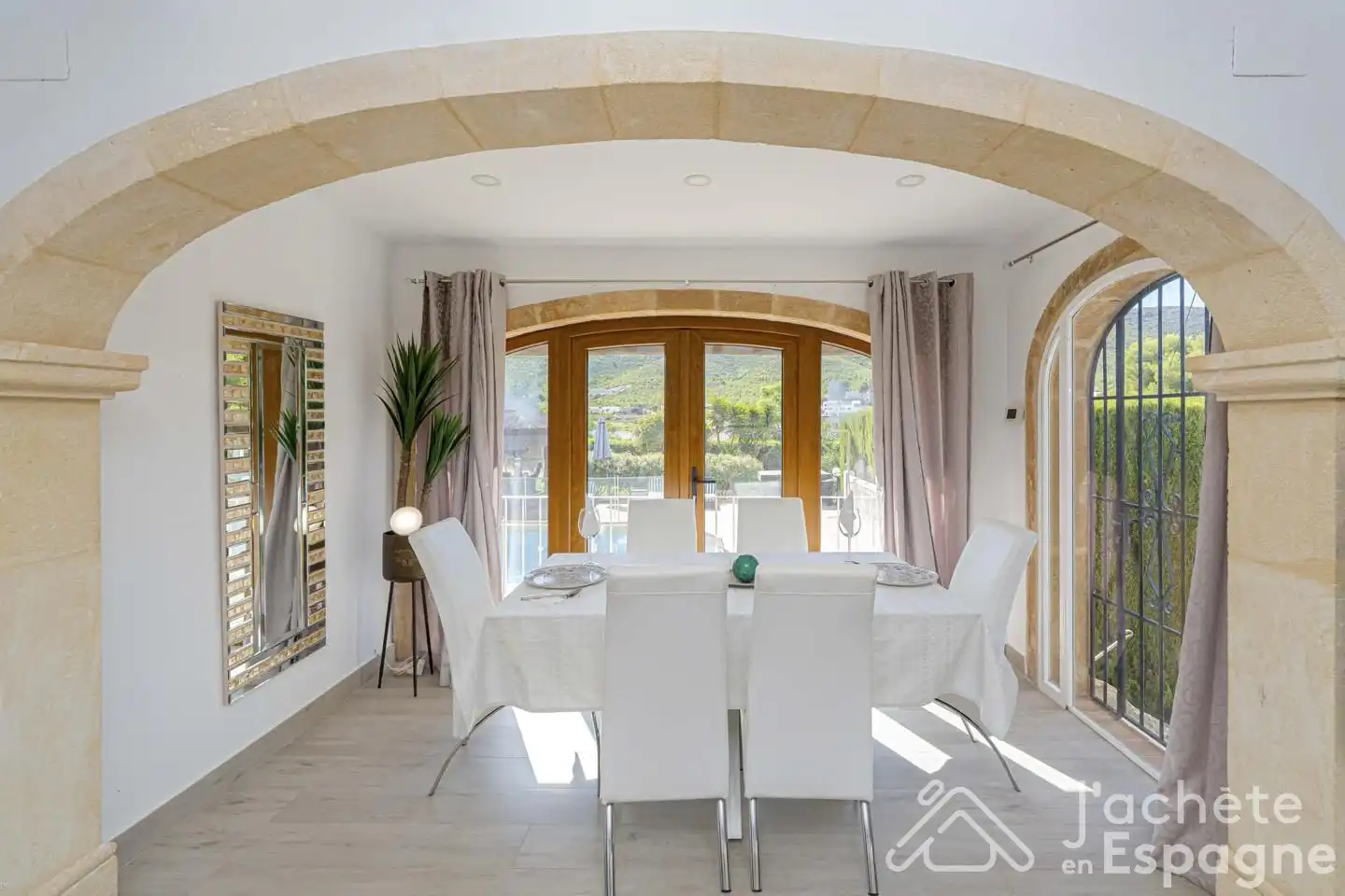 Dining room of Houses for sale in Jávea / Xàbia  with Air Conditioner, Heating and Private garden