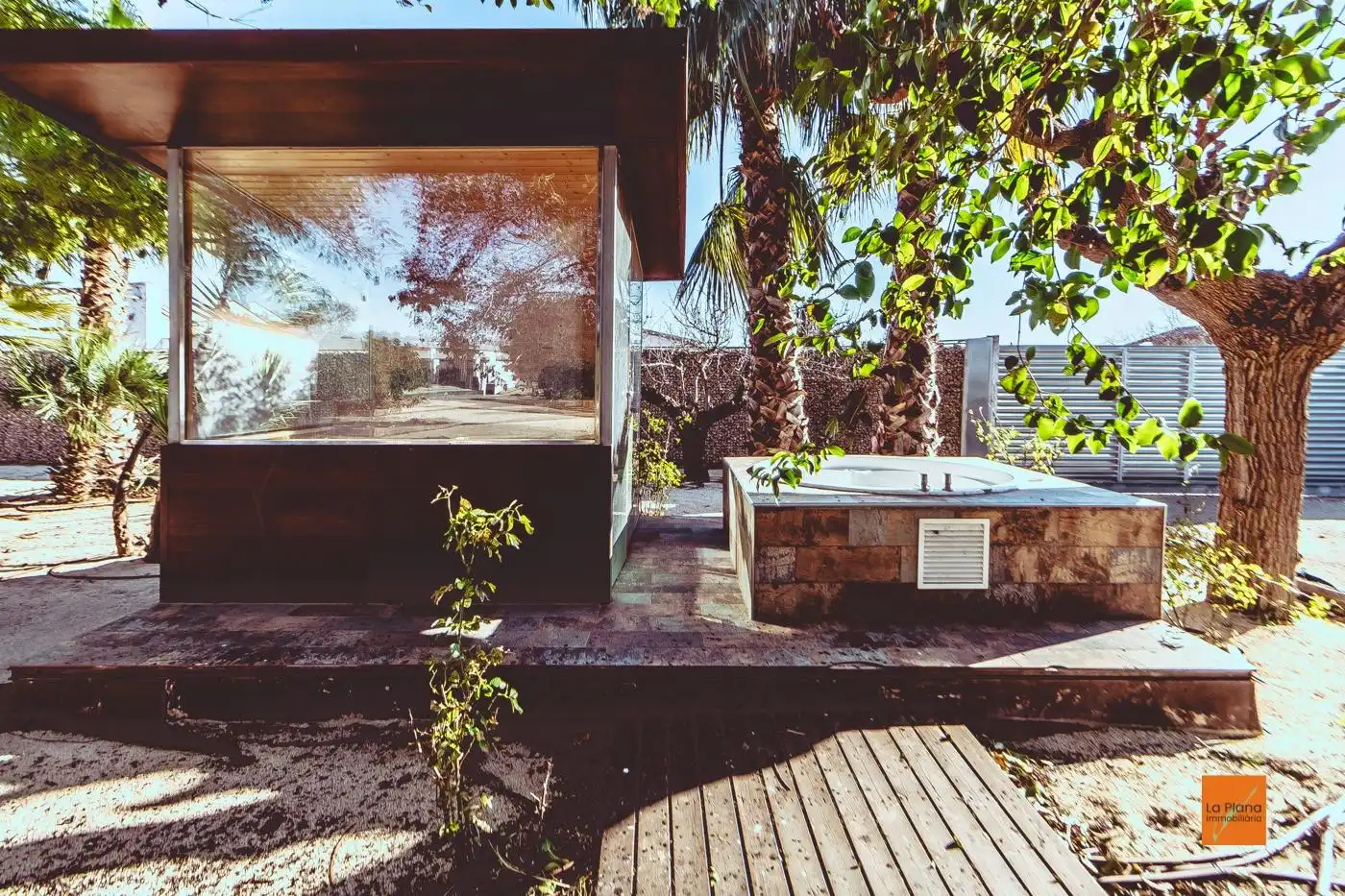 Jardín de Casa o chalet en venta en Santa Bàrbara con Calefacción, Jardín privado y Parquet