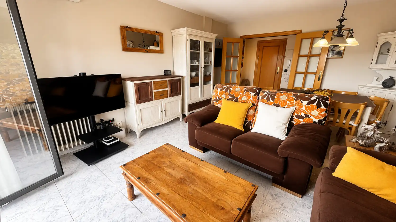Wohnzimmer von Wohnung zum Verkauf in Tàrrega mit Klimaanlage, Heizung und Terrasse