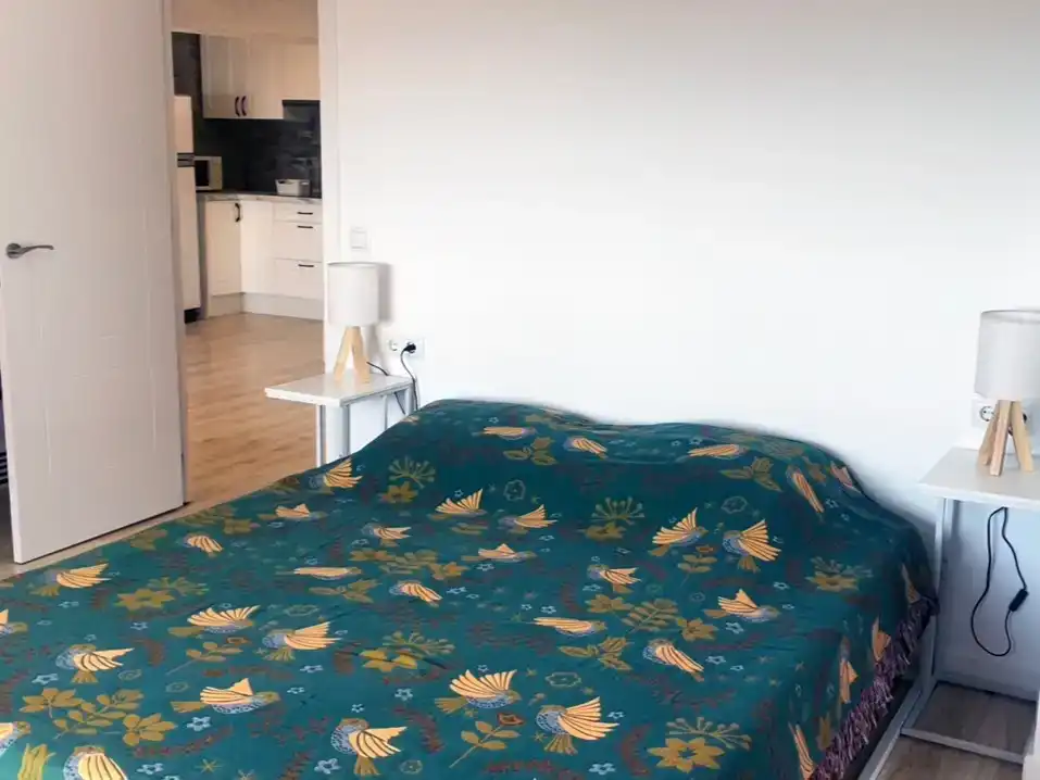Schlafzimmer von Wohnung zur Miete in Sant Cebrià de Vallalta mit Klimaanlage und Möbliert
