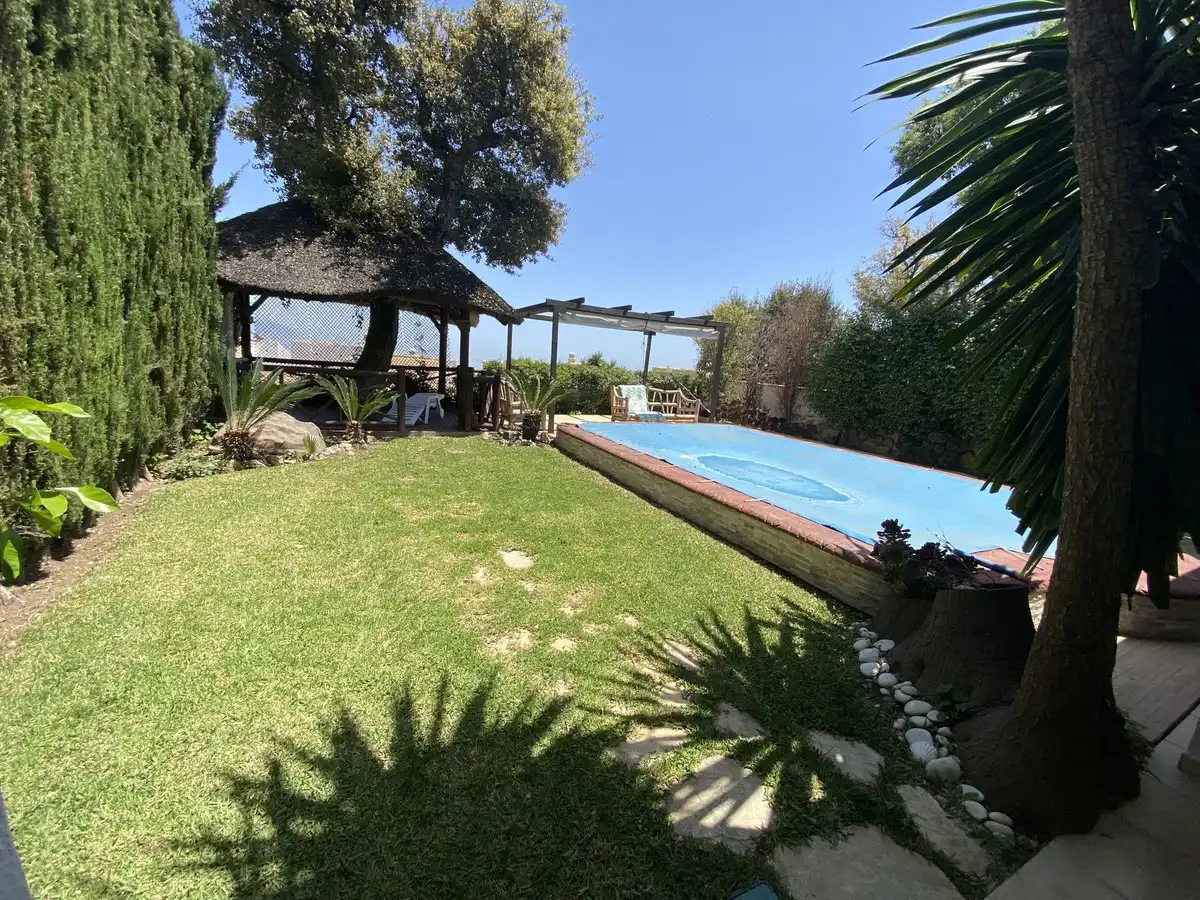 Jardín de Casa adosada en venta en Ojén con Aire acondicionado, Amueblado y TV