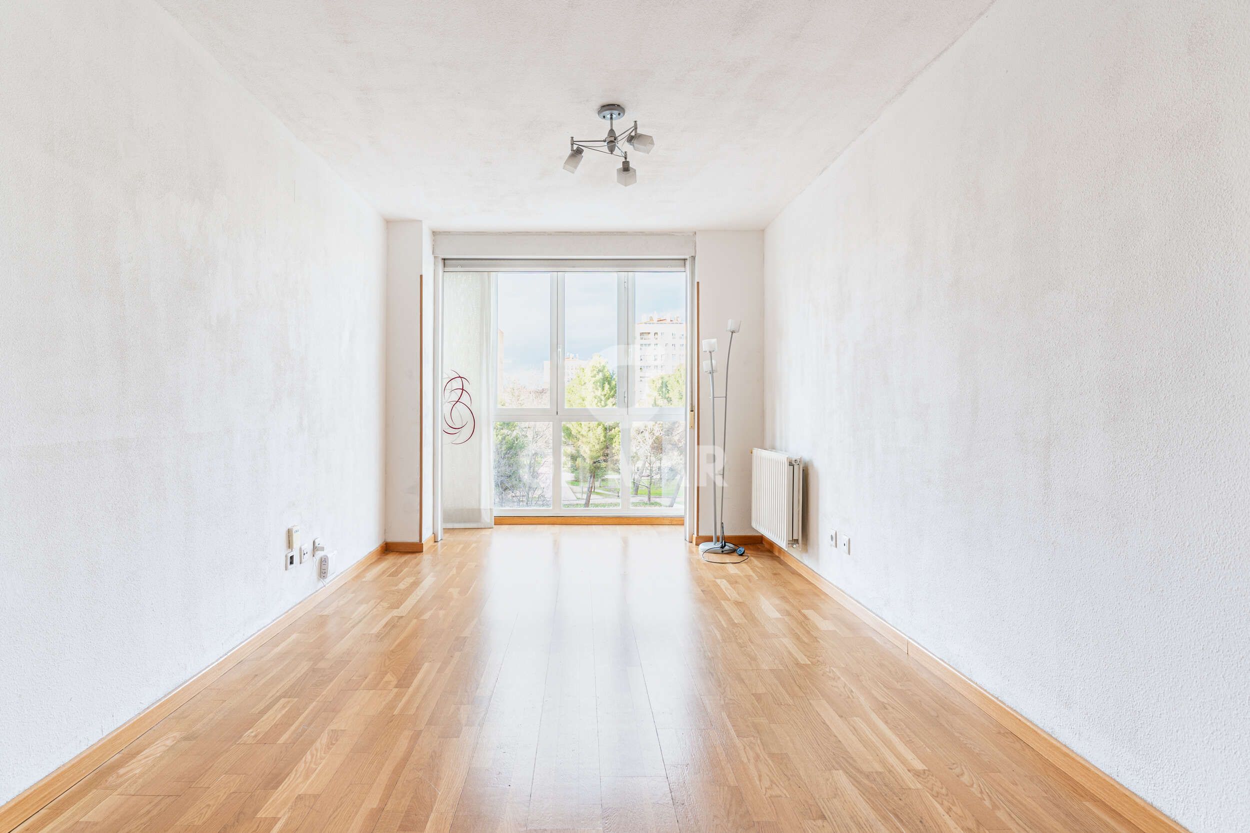 Vista exterior de Pis en venda en  Madrid Capital amb Calefacció, Jardí privat i Traster