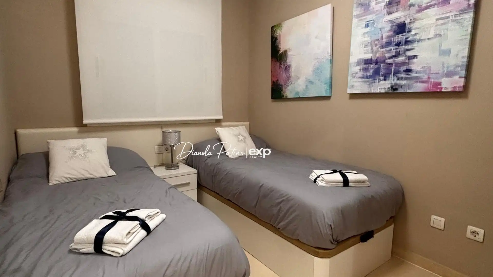 Dormitori de Apartament en venda en Oropesa del Mar / Orpesa amb Aire condicionat, Jardí privat i Terrassa