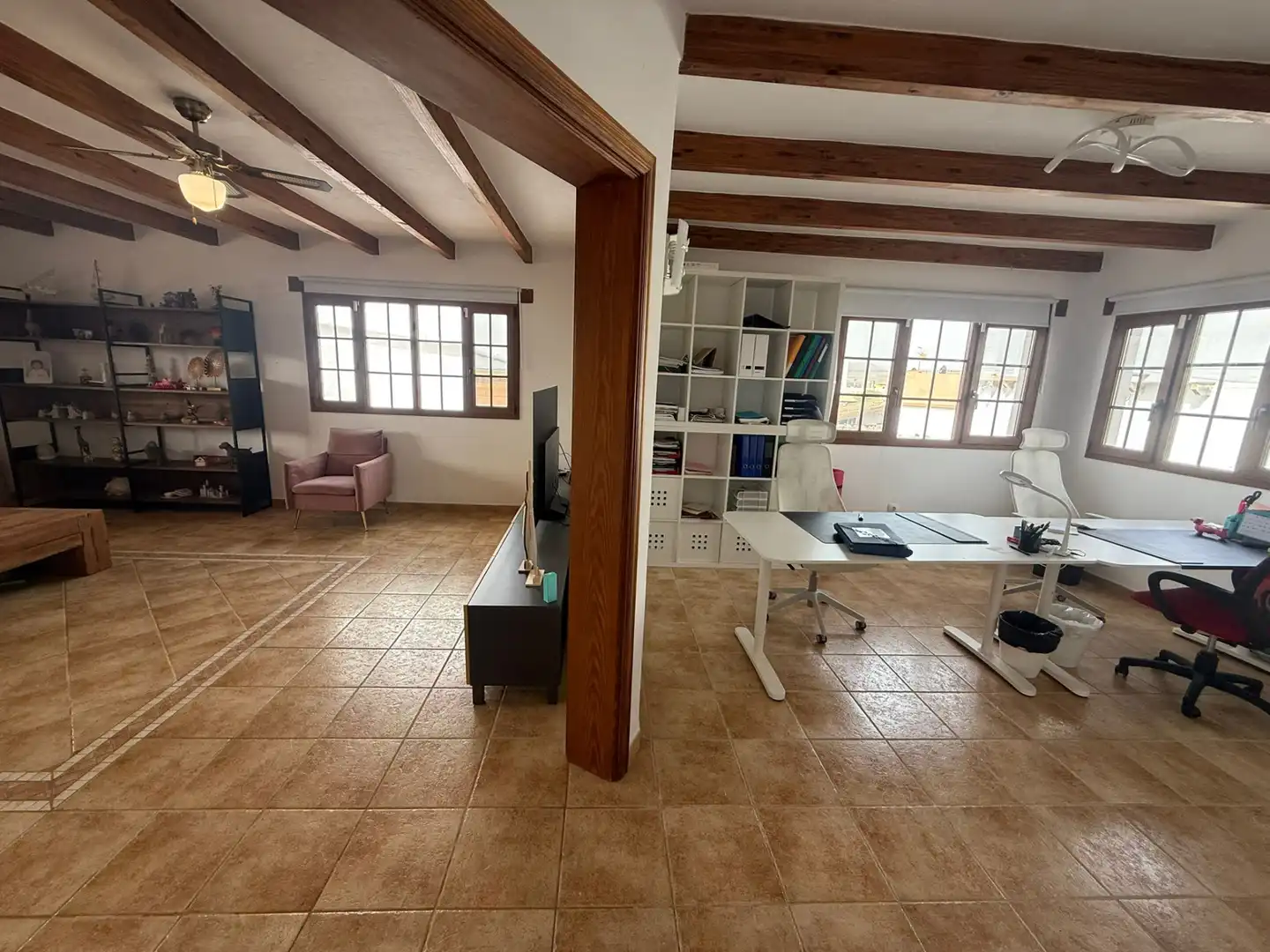 Living room of Houses for sale in La Oliva  with Private garden, Terrace and Storage room