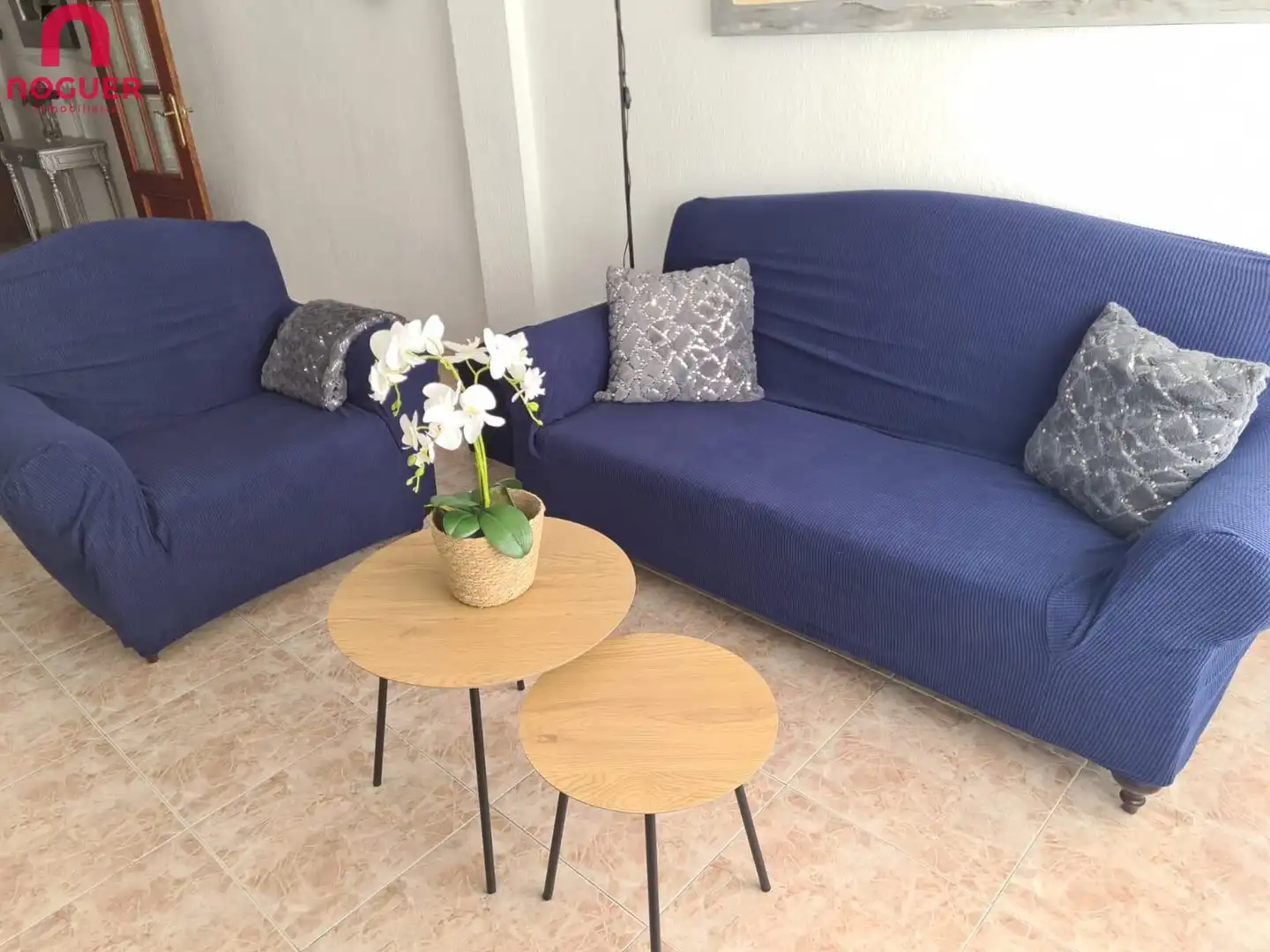 Living room of Flat for rent in Córdoba  with Heating and Furnished