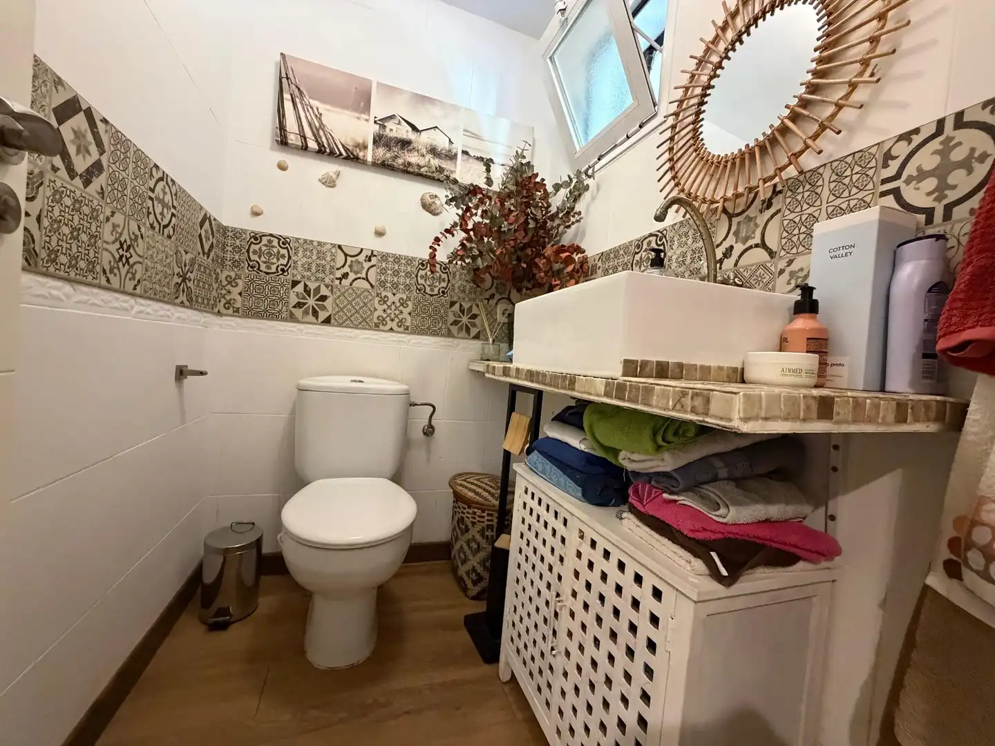 Bany de Casa adosada en venda en Marbella amb Jardí privat, Terrassa i Balcó