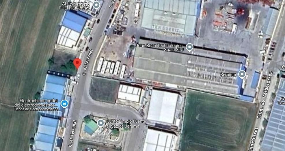 Vista exterior de Terreny industrial en venda en Fuente El Saz de Jarama